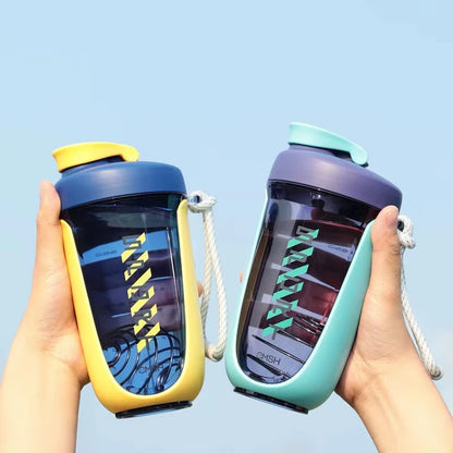 Protein Shaker Bottle Dual Mixing Technology with Shaker Balls for Protein Mixes Fitness Workout Sports Shaker Cups