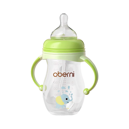 Oberni 150ml+180ml PPSU Imitated Breast Baby Milk Bottle set Anti bloating 0-6 Newborn Baby Bottle With Resistant to Falling