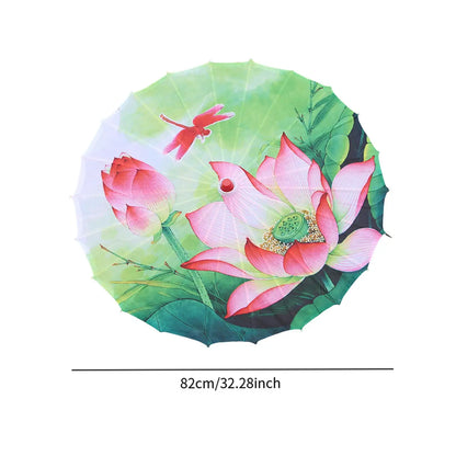 Chinese Oiled Paper Umbrella Japanese Women Decorative Umbrella for Costumes Photography Bridesmaids Party Scenery