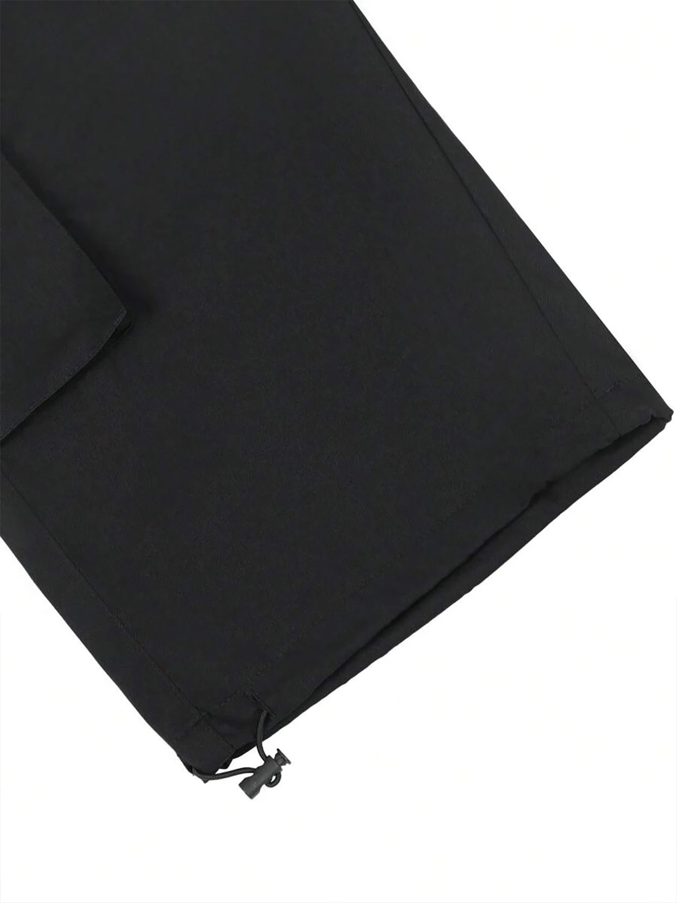 Men's 3/4-Length Cargo Shorts — Woven Twill Fabric, Multi-Pocket Casual Trousers. Non-Stretch Adult Apparel for Summer