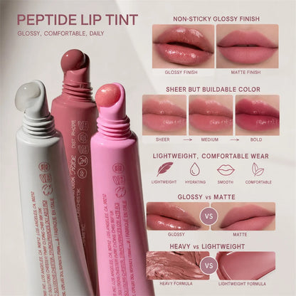 Summer Limited Edition Lip Gloss Nourishing Moisturizing Lipstick ﻿Women Daily Cosmetic Espresso Raspberry Toast