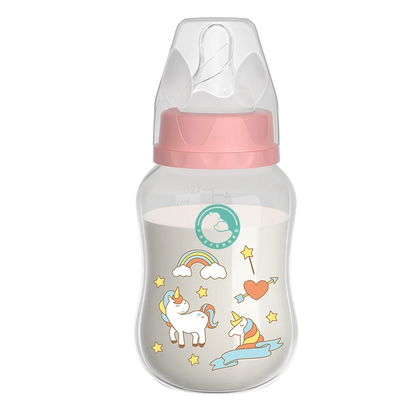 MAMIJOY 2PCS 150/240ML Baby Bottle Milk Bottle Anti-drop Heat-resistant Newborn Bottle Newborn Feeding Supplies BPAFREE BB01/02