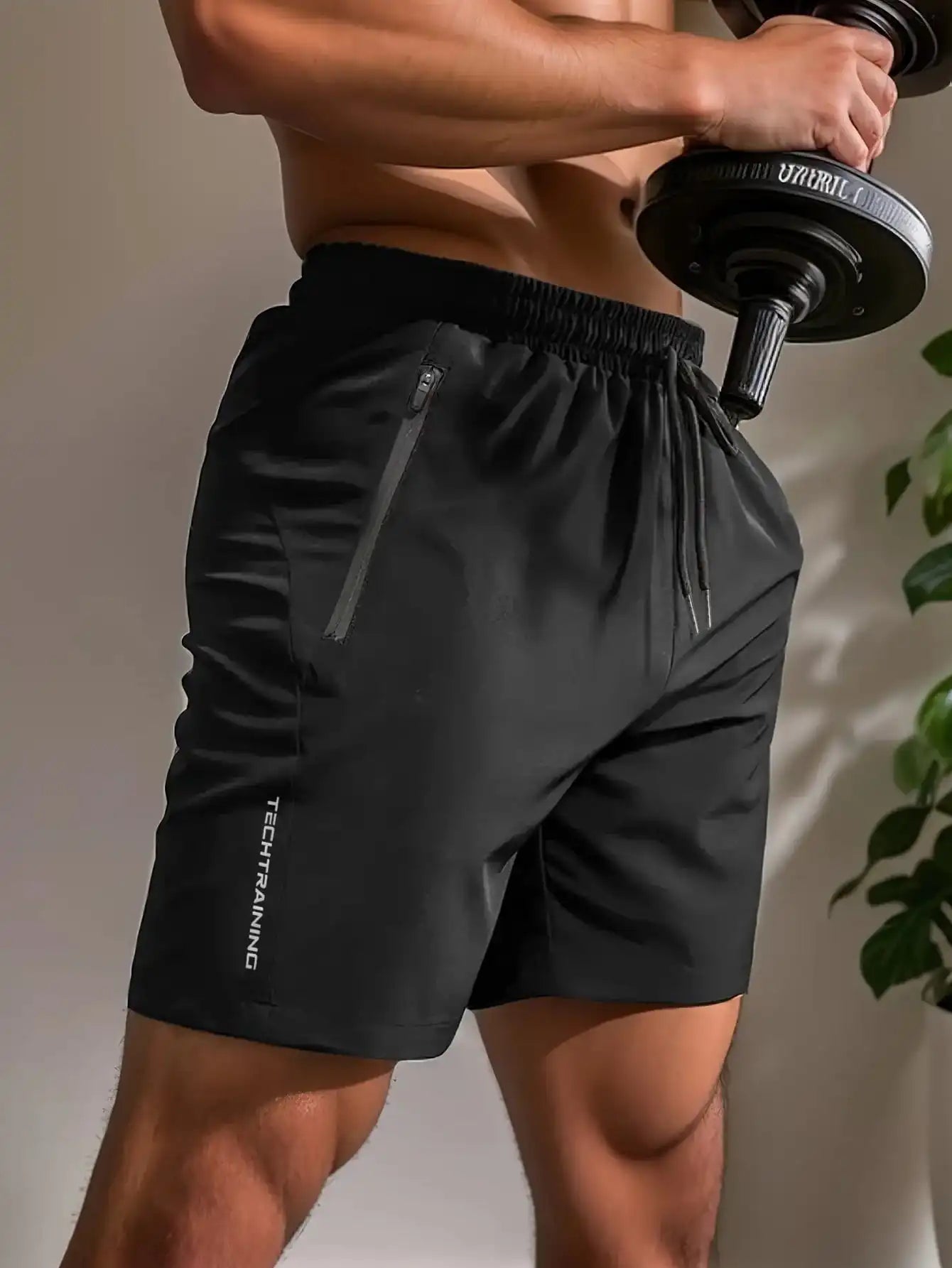 Men's Quick-Dry Shorts – Breathable Zipper Pocket Summer Sports Shorts for Outdoor Fitness