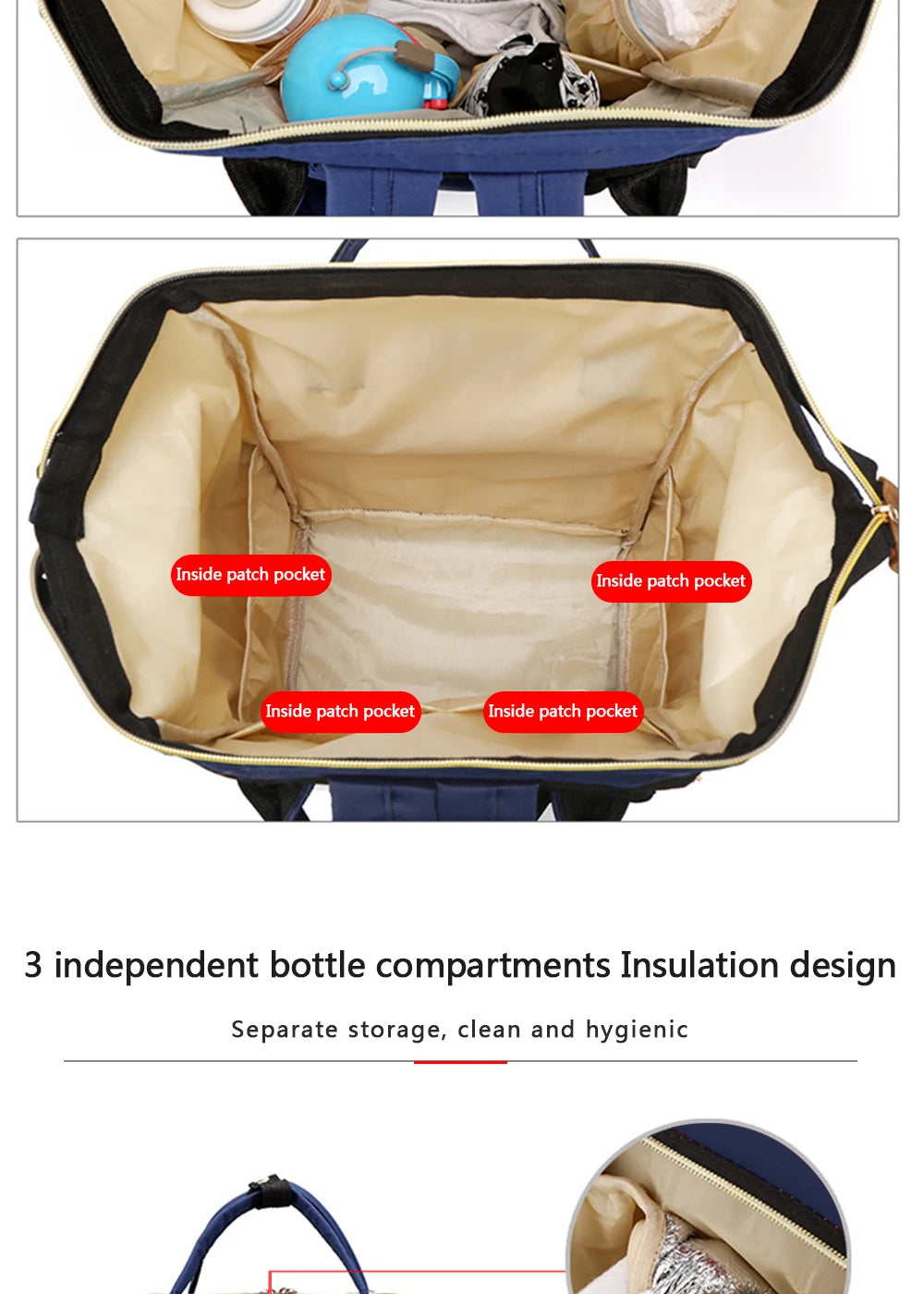 Backpack Bag Mummy Large Capacity Bag Mom Baby Multi-function Waterproof Outdoor Travel Diaper Bags For Baby Care