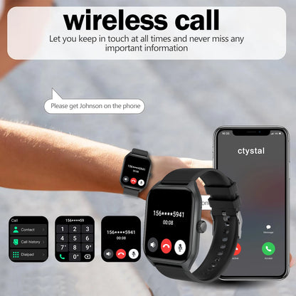 AI Voice Assistant Watch - Smart Fitness Tracker with Heart Rate Monitor & 100 Sports Modes - ZOOMNSTORE