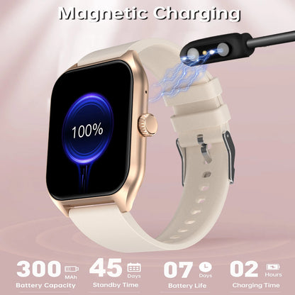 AI Voice Assistant Watch - Smart Fitness Tracker with Heart Rate Monitor & 100 Sports Modes - ZOOMNSTORE