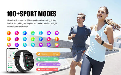 AI Voice Assistant Watch - Smart Fitness Tracker with Heart Rate Monitor & 100 Sports Modes - ZOOMNSTORE