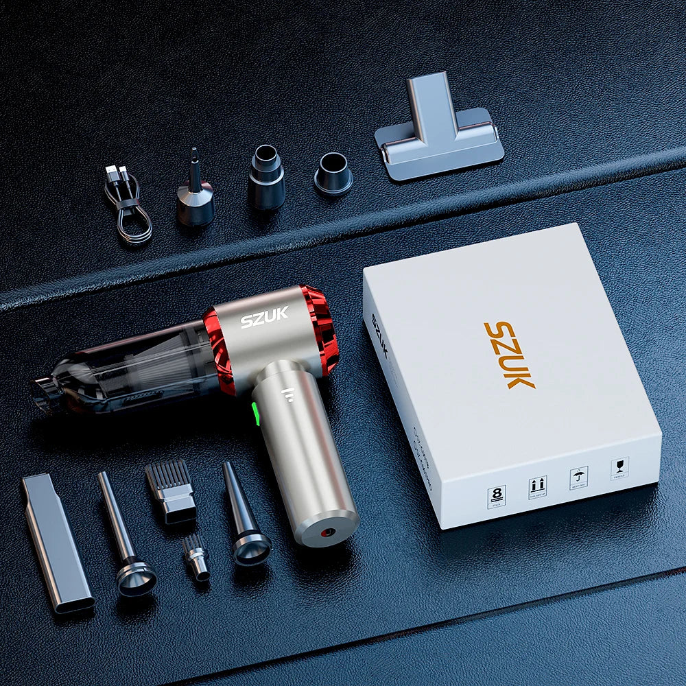 Wireless Car Vacuum Cleaner - Portable Handheld Mini Vacuum With Powerful Suction