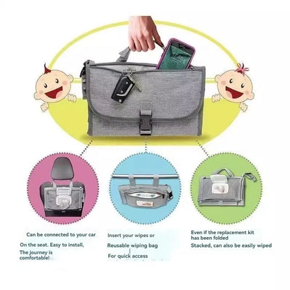 NEW Baby Diaper Pad Portable Diaper Pad For Going Out Extended Foldable Breathable Newborn Leakproof Waterproof And Urine-proof