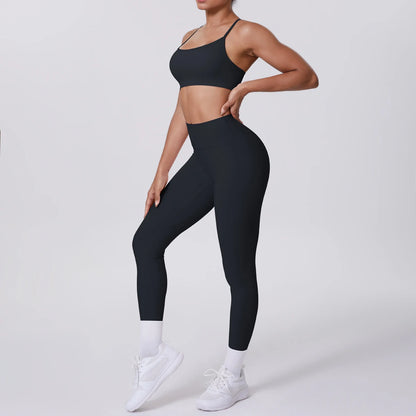 Women's Yoga Suit – Seamless Sports Bra & High Waist Leggings | Breathable Quick Dry Activewear