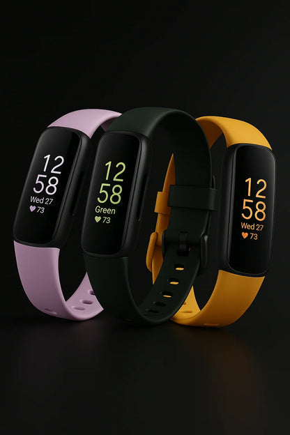 Fitbit Inspire 3 intelligent fitness tracker color touch screen heart rate monitor sleep pressure tracking sports wristband