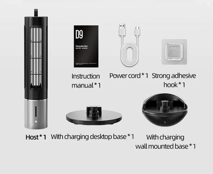 High-End Silent Wall-Hanging Electric Mosquito Lamp TYPE-C Rechargeable Portable Outdoor Insect Killer Hotel Mosquito Trap Lamp