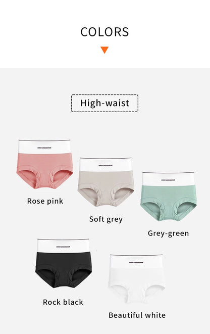 52025 Women's High-Waist & Mid-Waist Briefs – Ultra-Soft Modal Panties with Gentle Shaping, Silky Feel and Barely-There Comfort