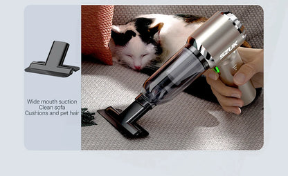 Wireless Car Vacuum Cleaner - Portable Handheld Mini Vacuum With Powerful Suction