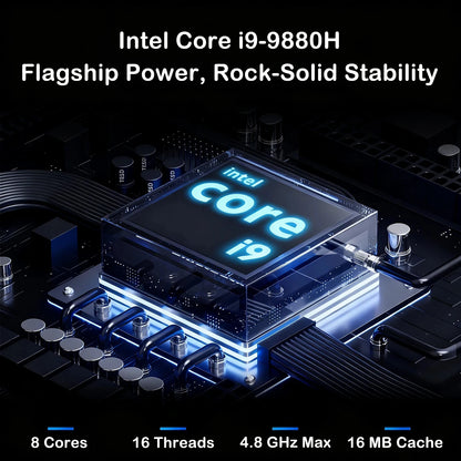 15.6 Inch Gaming Laptop - Intel Core i9, 32GB RAM, 2TB SSD, Windows 11 Pro, Ultra Slim PC