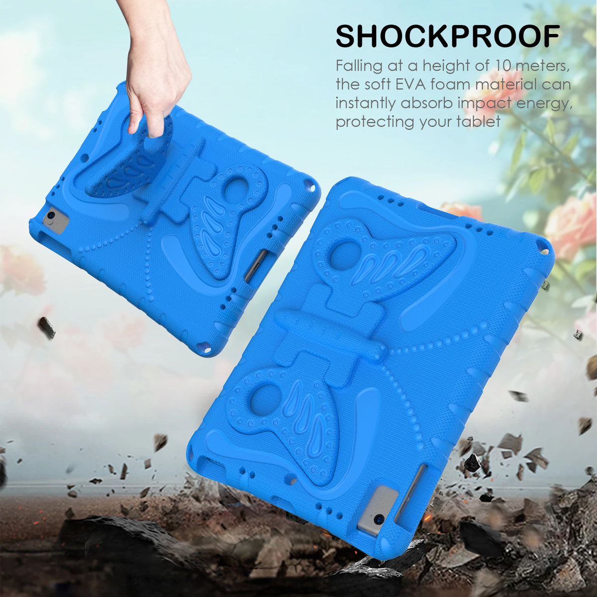 Cute Butterfly Kids Case For IPad 10.2 7th 8th 9th IPad Air3 Pro 10.5 Air 4 5 10.9 Pro 11 Shockproof Lightweight Case with Stand
