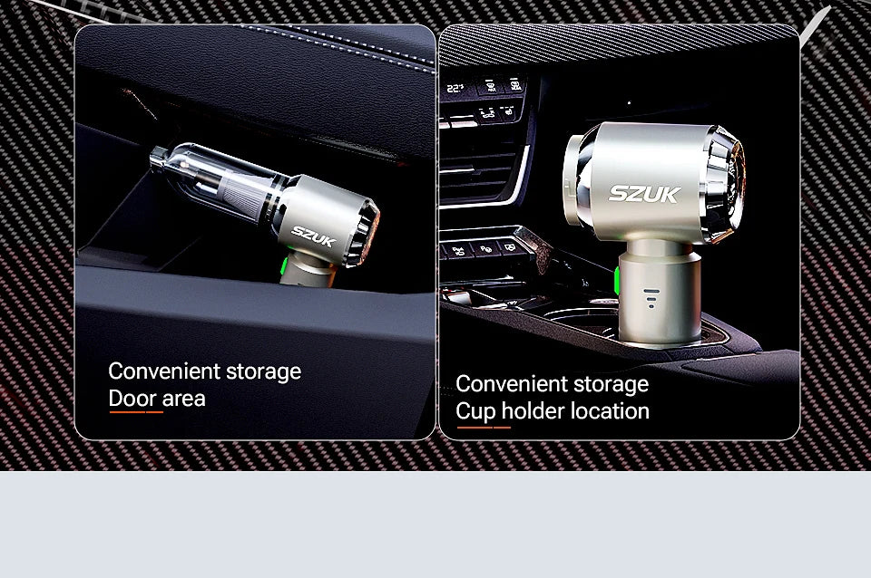 Wireless Car Vacuum Cleaner - Portable Handheld Mini Vacuum With Powerful Suction