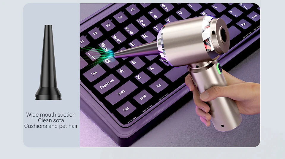 Wireless Car Vacuum Cleaner - Portable Handheld Mini Vacuum With Powerful Suction