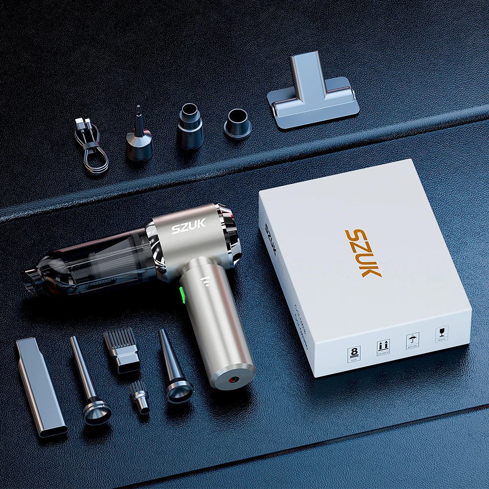 Wireless Car Vacuum Cleaner - Portable Handheld Mini Vacuum With Powerful Suction