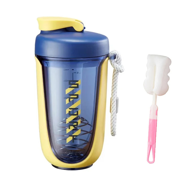 Protein Shaker Bottle Dual Mixing Technology with Shaker Balls for Protein Mixes Fitness Workout Sports Shaker Cups