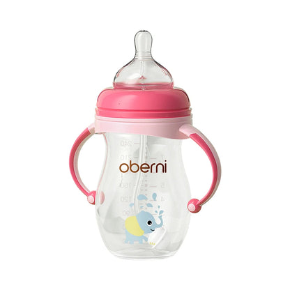Oberni 150ml+180ml PPSU Imitated Breast Baby Milk Bottle set Anti bloating 0-6 Newborn Baby Bottle With Resistant to Falling
