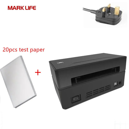 Marklife D100 Thermal Shipping Label Printer Compatible With PC And Smartphone Shipping Labels Barcode Label Thanks Labels Jar