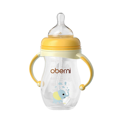 Oberni 150ml+180ml PPSU Imitated Breast Baby Milk Bottle set Anti bloating 0-6 Newborn Baby Bottle With Resistant to Falling