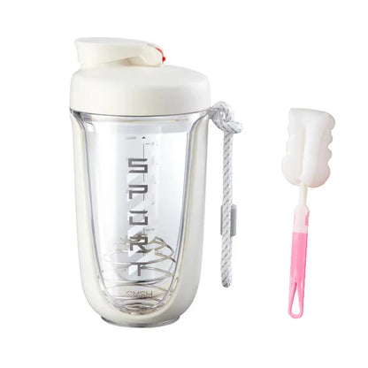 Protein Shaker Bottle Dual Mixing Technology with Shaker Balls for Protein Mixes Fitness Workout Sports Shaker Cups
