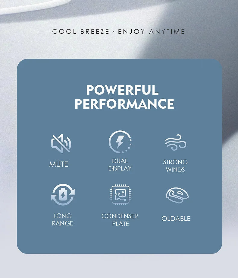 portable leafless hanging neck fan USB charging small fan wind cooler, office, camping, outdoor travel fan, Thanksgiving gift