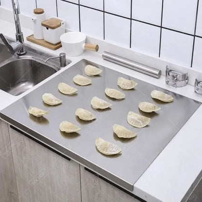 Acrylic Cutting Board with Lip - Clear Kitchen Countertop for Meat Bread  Fruit - ZOOMNSTORE