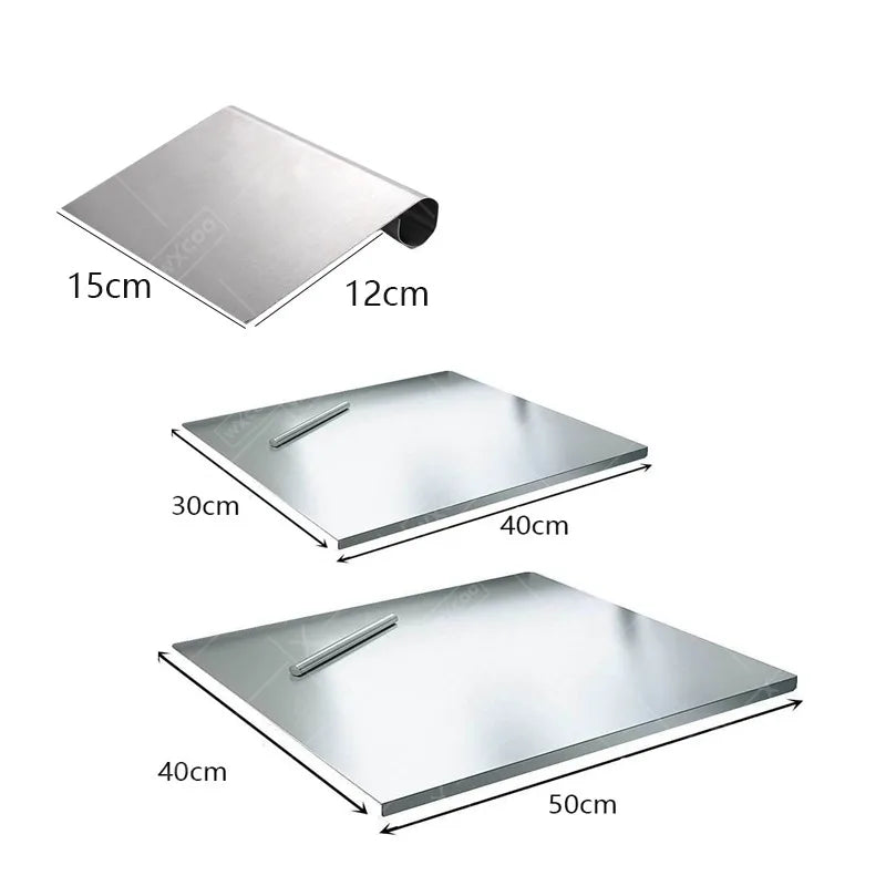 Acrylic Cutting Board with Lip - Clear Kitchen Countertop for Meat Bread  Fruit - ZOOMNSTORE