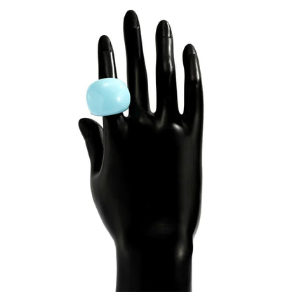 Acrylic Geometric Ring – Classic Candy Color Resin Statement Ring for Women - ZOOMNSTORE
