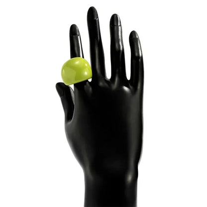 Acrylic Geometric Ring – Classic Candy Color Resin Statement Ring for Women - ZOOMNSTORE