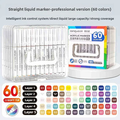 Acrylic Markers Set - 9 Color Art Pens for Rock Painting  DIY Crafts - ZOOMNSTORE