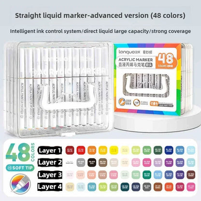 Acrylic Markers Set - 9 Color Art Pens for Rock Painting  DIY Crafts - ZOOMNSTORE
