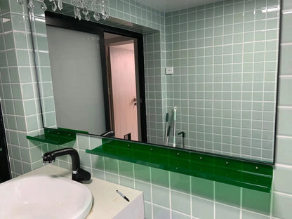 Acrylic Wall Storage Rack - No Drill Bathroom  Kitchen Organizer with Strong Adhesive - ZOOMNSTORE