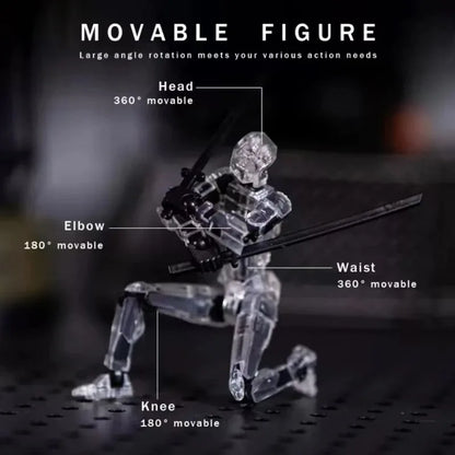 Titan Dummy 13 Action Figure Toys Multi-Jointed Movable Shapeshift Robot Mannequin Dummy Action Model Doll Toys Kid Decora - ZOOMNSTORE