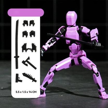Titan Dummy 13 Action Figure Toys Multi-Jointed Movable Shapeshift Robot Mannequin Dummy Action Model Doll Toys Kid Decora - ZOOMNSTORE