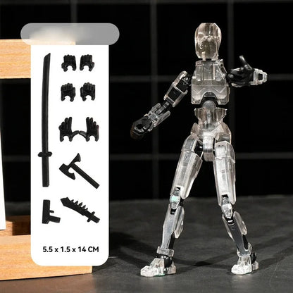 Titan Dummy 13 Action Figure Toys Multi-Jointed Movable Shapeshift Robot Mannequin Dummy Action Model Doll Toys Kid Decora - ZOOMNSTORE