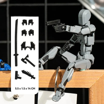Titan Dummy 13 Action Figure Toys Multi-Jointed Movable Shapeshift Robot Mannequin Dummy Action Model Doll Toys Kid Decora - ZOOMNSTORE