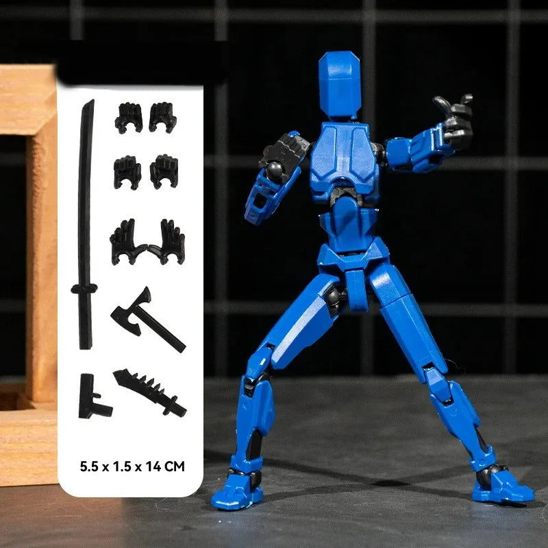 Titan Dummy 13 Action Figure Toys Multi-Jointed Movable Shapeshift Robot Mannequin Dummy Action Model Doll Toys Kid Decora - ZOOMNSTORE