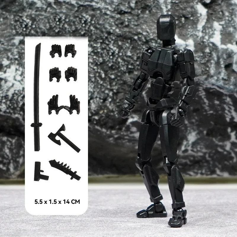 Titan Dummy 13 Action Figure Toys Multi-Jointed Movable Shapeshift Robot Mannequin Dummy Action Model Doll Toys Kid Decora - ZOOMNSTORE