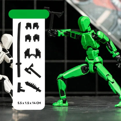 Titan Dummy 13 Action Figure Toys Multi-Jointed Movable Shapeshift Robot Mannequin Dummy Action Model Doll Toys Kid Decora - ZOOMNSTORE