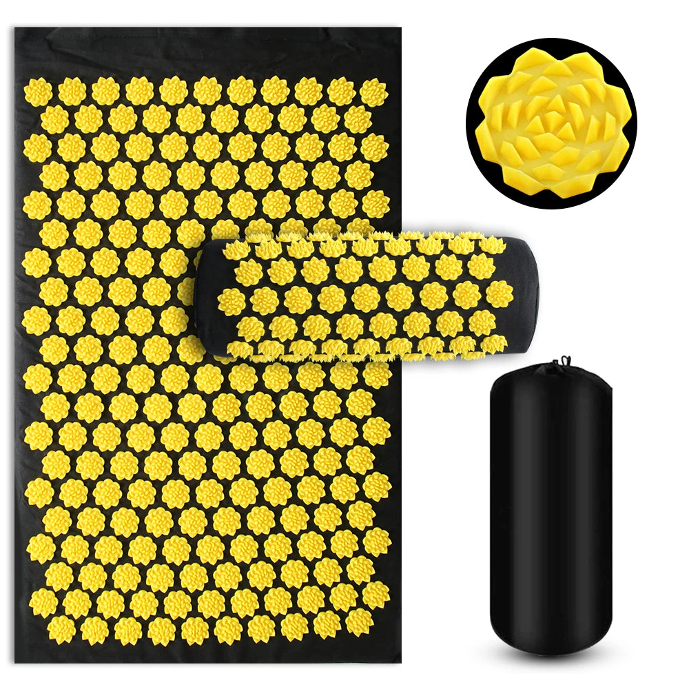 Acupressure Massage Mat - Kuznetsov Applicator Spike Mat for Neck Pain Relief & Muscle Tension - ZOOMNSTORE