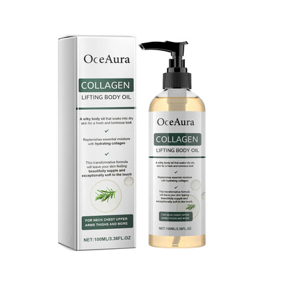 100ML Collagen Body Essence Oil Daily Moisturizing Enhance Skin Elasticity Non-greasy Reduce Dryness Tightening Body Care Oil