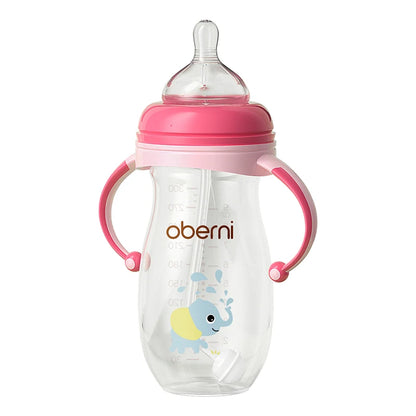 Oberni 150ml+180ml PPSU Imitated Breast Baby Milk Bottle set Anti bloating 0-6 Newborn Baby Bottle With Resistant to Falling