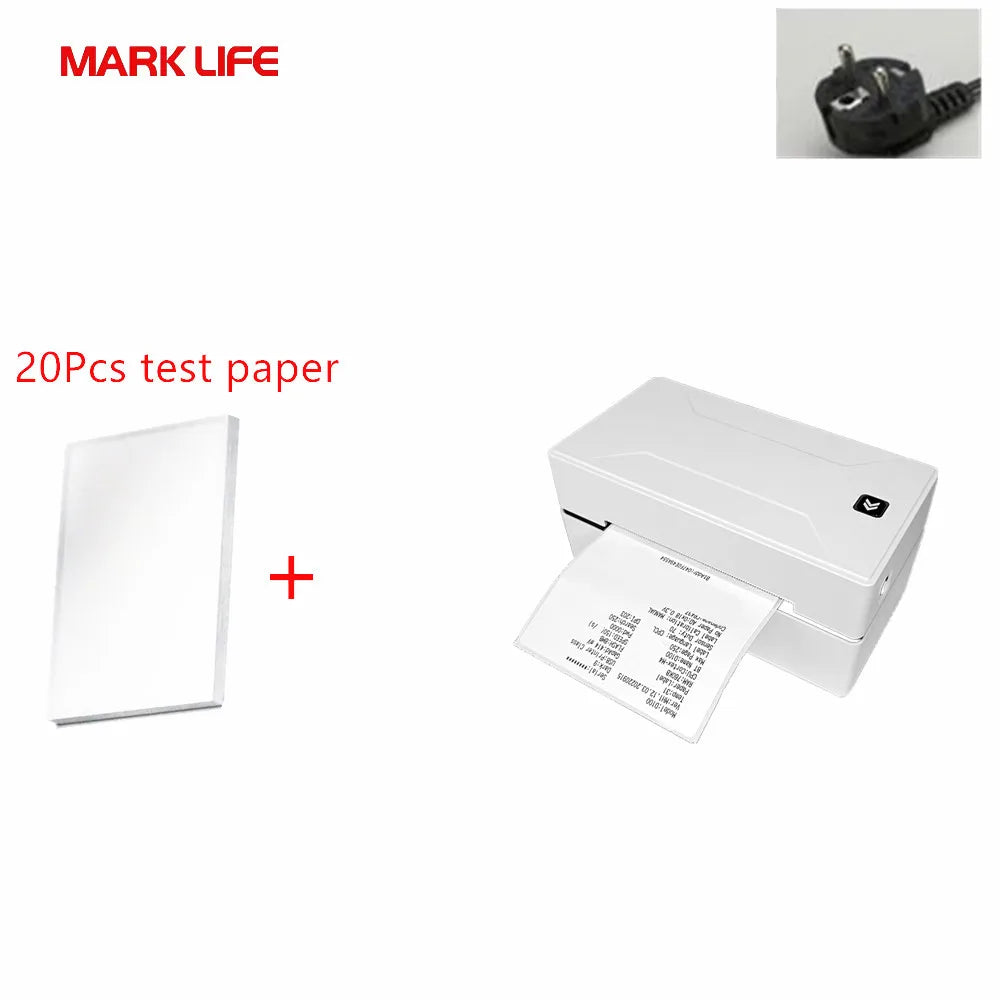 Marklife D100 Thermal Shipping Label Printer Compatible With PC And Smartphone Shipping Labels Barcode Label Thanks Labels Jar