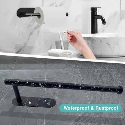 Kitchen Paper Towel Holder Adhesive Tissue Hanger Toilet Roll Paper Dispenser Cabinet Storage Napkin Rack Bathroom Accessories - ZOOMNSTORE