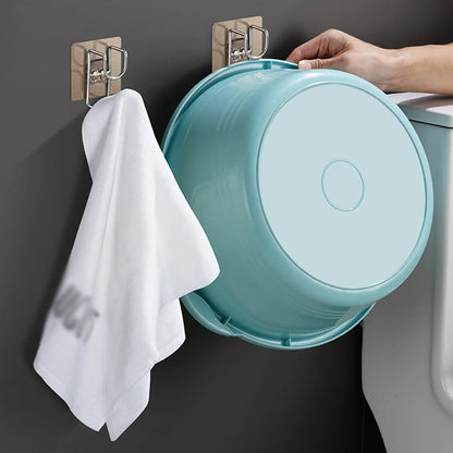 Self-Adhesive Bathroom Hooks - Space-Saving Washbasin Holders - ZOOMNSTORE