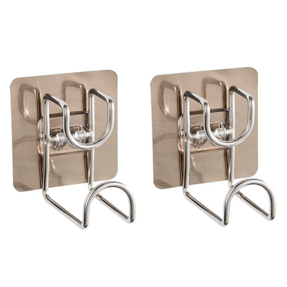 Self-Adhesive Bathroom Hooks - Space-Saving Washbasin Holders - ZOOMNSTORE
